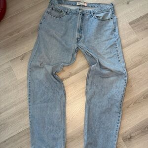 Levi's 550 Men's Jeans Size 42x34 Distressed Light Blue Jeans